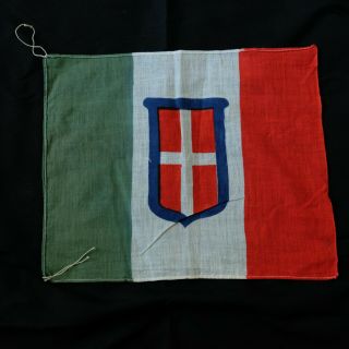 1930s Antique Kingdom Of Italy Banner Flag