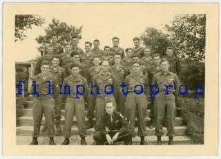 Wwii Us Gi Photo - 18th Infantry Regiment Group Photo All Id 