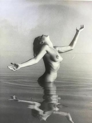 Vintage Andre de Dienes CREDIT LADY Fine Art Nude Figure Photograph Water Nymph 2