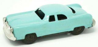 Vintage Line Mar Tin Blue Toy Car Made In Japan