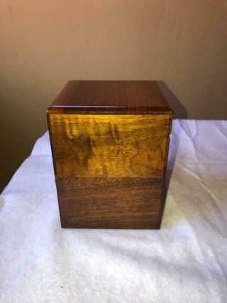 Vintage ALFRED DUNHILL of LONDON WALNUT WOOD HUMIDOR CIGAR or Pipe Tobacco AD 5