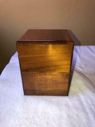 Vintage ALFRED DUNHILL of LONDON WALNUT WOOD HUMIDOR CIGAR or Pipe Tobacco AD 7