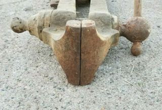 JAWS Vintage Blacksmith Post Vise Tool 5 - 1/4 