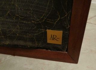Vintage Acoustic Research AR - 1 speaker,  SN 0071 8