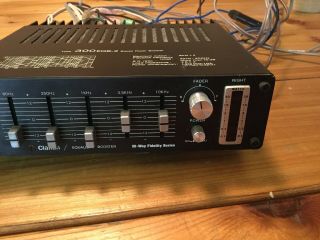 Vintage Clarion 300EQB - 2 Car Stereo Equalizer Booster Amplifier EQ 35w 11