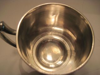 ANTIQUE STERLING SILVER BABY CUP 4