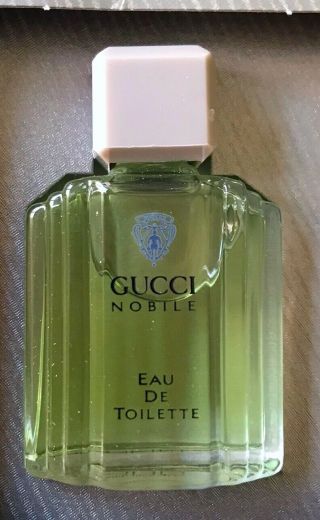 Rare Vintage 1988 Gucci Nobile Perfume Bottle Art Deco.  17 Oz