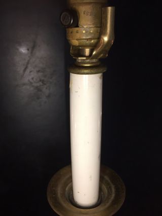 VTG Barovier Toso Murano Glass Lamp Coronado D ' Oro Gold Aventurine 8