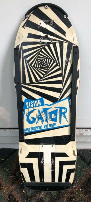 Vision “Gator” Skateboard Deck Autographed by Mark Rogowski 2