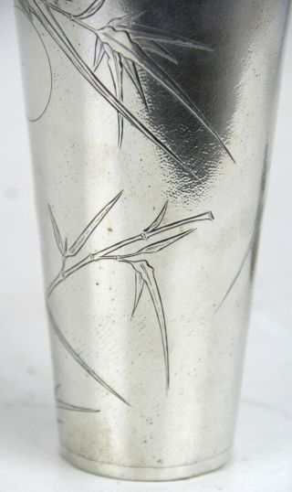 VERY FINE CHINESE EXPORT SILVER COCKTAIL SHAKER - ZEE SUNG - SHANGHAI 1900 - 40 4