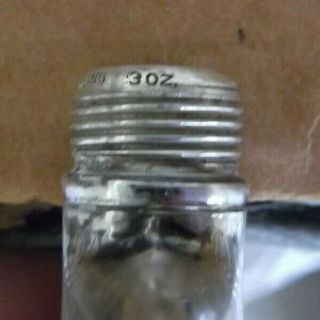 Vintage Napier Sterling Silver 3 oz.  Deco Style Pocket Flask - No Monogram 4