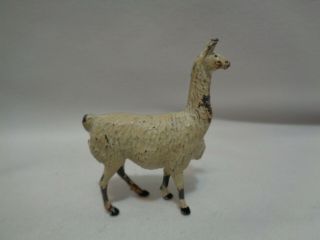 Antique Prewar Britains England Zoo Llama Lead Toy