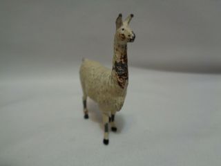 Antique PreWar Britains England Zoo Llama Lead Toy 3