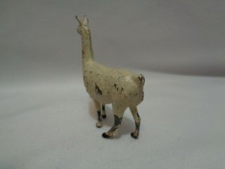 Antique PreWar Britains England Zoo Llama Lead Toy 5