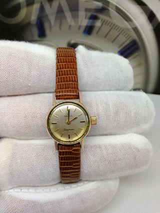 Ladies Vintage 1965 24j Omega Seamaster Automatic Gold Watch
