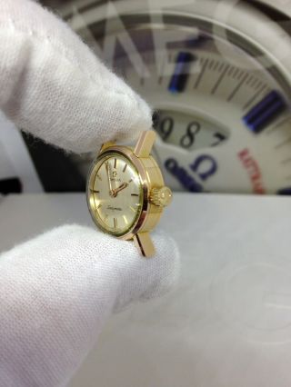 Ladies Vintage 1965 24J Omega Seamaster Automatic Gold Watch 4