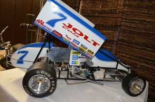 1/4 Scale Quickdraw Sprint Car,  radio,  knockoffs,  Skellenger,  rare 4