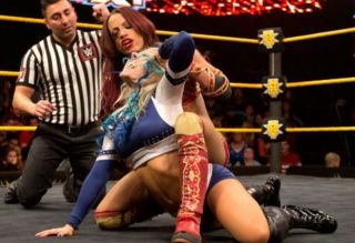 SASHA BANKS Ring Worn Gear Signed WWE NXT vs.  Alexa Bliss 2015 TV Match Rare 10