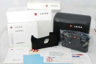 " Rare Near " Leica M6 Ttl 0.  85 35mm Rangefinder Camera In Black 2903
