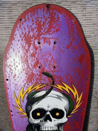 Vintage 1987 Powell Peralta Mike McGill Bottlenose Skateboard 3