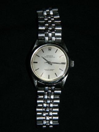 Vintage Mens Rolex 1002 Oyster Perpetual Stainless Steel 1960s Watch