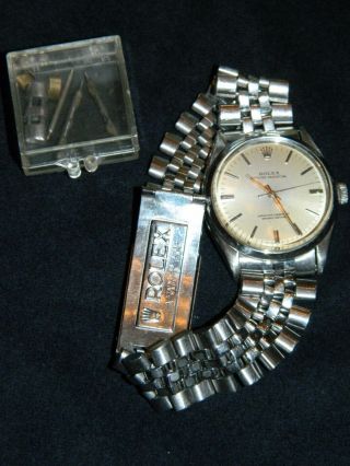 Vintage Mens Rolex 1002 Oyster Perpetual Stainless Steel 1960s Watch 7