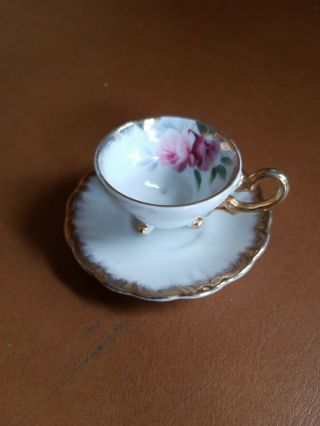 Vintage Norcrest Fine China Tea Cup And Saucer
