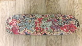 Vintage Rare Natas Kaupas 101 Graffiti Slick Skateboard Everslick Santa Cruz 92