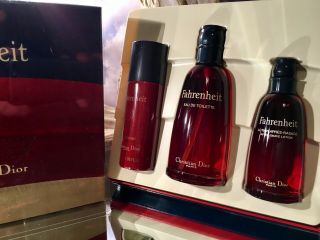 Fahrenheit By Christian Dior 100 Ml Edt - 50 Ml After Shave Vintage Edt Set