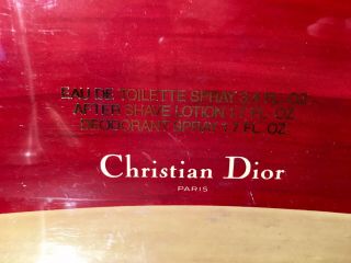 FAHRENHEIT by CHRISTIAN DIOR 100 ML EDT - 50 ML AFTER SHAVE VINTAGE EDT SET 7