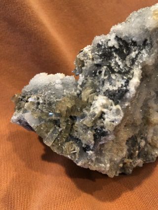 Barite Crystal Cluster Rare Closed Nevada Mine 5