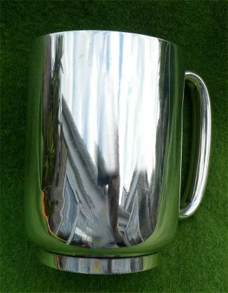 Large (pint) Sterling Silver Tankard - No Engraving - Sheffield 1905 - 9.  59ozt