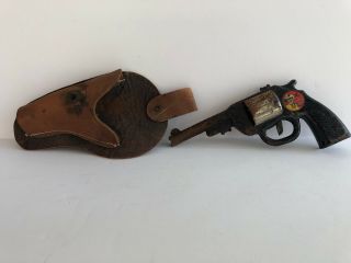 Vintage 1938 Marx Toys Pressed Steel Lone Ranger Hi Yo Silver Click Toy Pistol