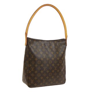 Authentic Louis Vuitton Looping Gm Shoulder Bag Monogram M51145 Vintage A44243