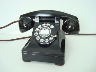 Antique Western Electric Model 302 Prewar Rotary Telephone Restored