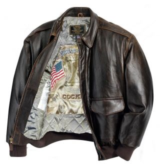 Cockpit Usa Antique Lamb A - 2 Leather Jacket Now Available In Listing