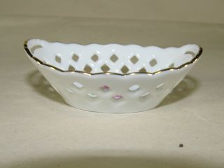 Vintage Rudolf Kammer Volkstedt German Porcelain Nut Tray - Bowl,  Crown 