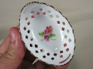 Vintage Rudolf Kammer Volkstedt German Porcelain Nut Tray - Bowl,  Crown 