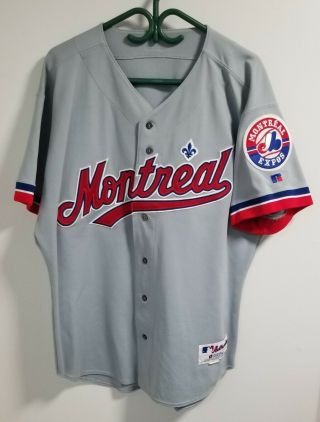 Authentic Vintage Montreal Expos Russell Athletic Mlb Baseball Jersey