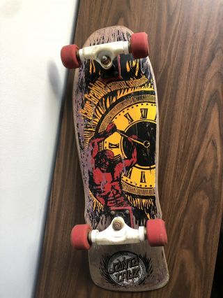 Vintage Santa Cruz Claus Grabke Complete Skateboard - Holding Back Time