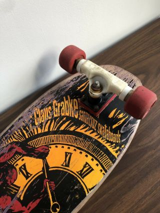 Vintage Santa Cruz Claus Grabke complete skateboard - Holding Back Time 3