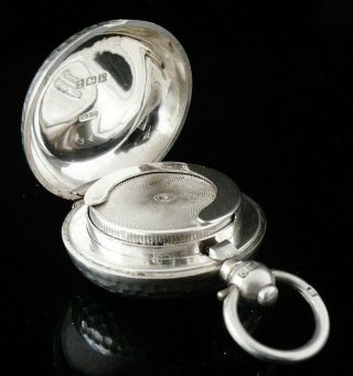 Immaculate Silver Sovereign Holder Case,  Birmingham 1909,  Aaron Lufkin Dennison