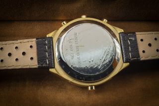 Vintage 1978 Heuer Chronosplit LED/LCD digital watch w/ Box UNWORN rare 5