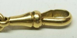Antique Victorian 14K GOLD Pocket Watch Chain 8.  09g Not Scrap 13 