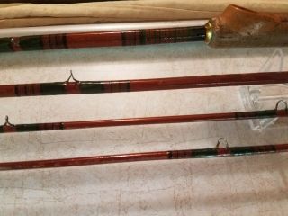 Vintage Goodwin Granger Bamboo Fly Rod rare with case 11