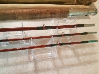 Vintage Goodwin Granger Bamboo Fly Rod rare with case 12