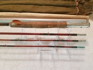 Vintage Goodwin Granger Bamboo Fly Rod rare with case 5