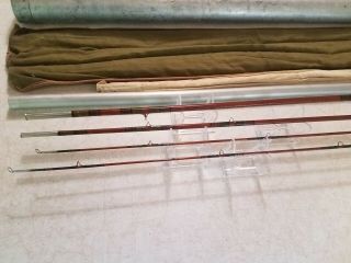 Vintage Goodwin Granger Bamboo Fly Rod rare with case 6