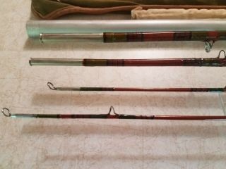 Vintage Goodwin Granger Bamboo Fly Rod rare with case 8