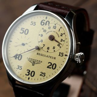 Marriage antiques wristwatch Longines mens watch swiss vintage pocket movement 11